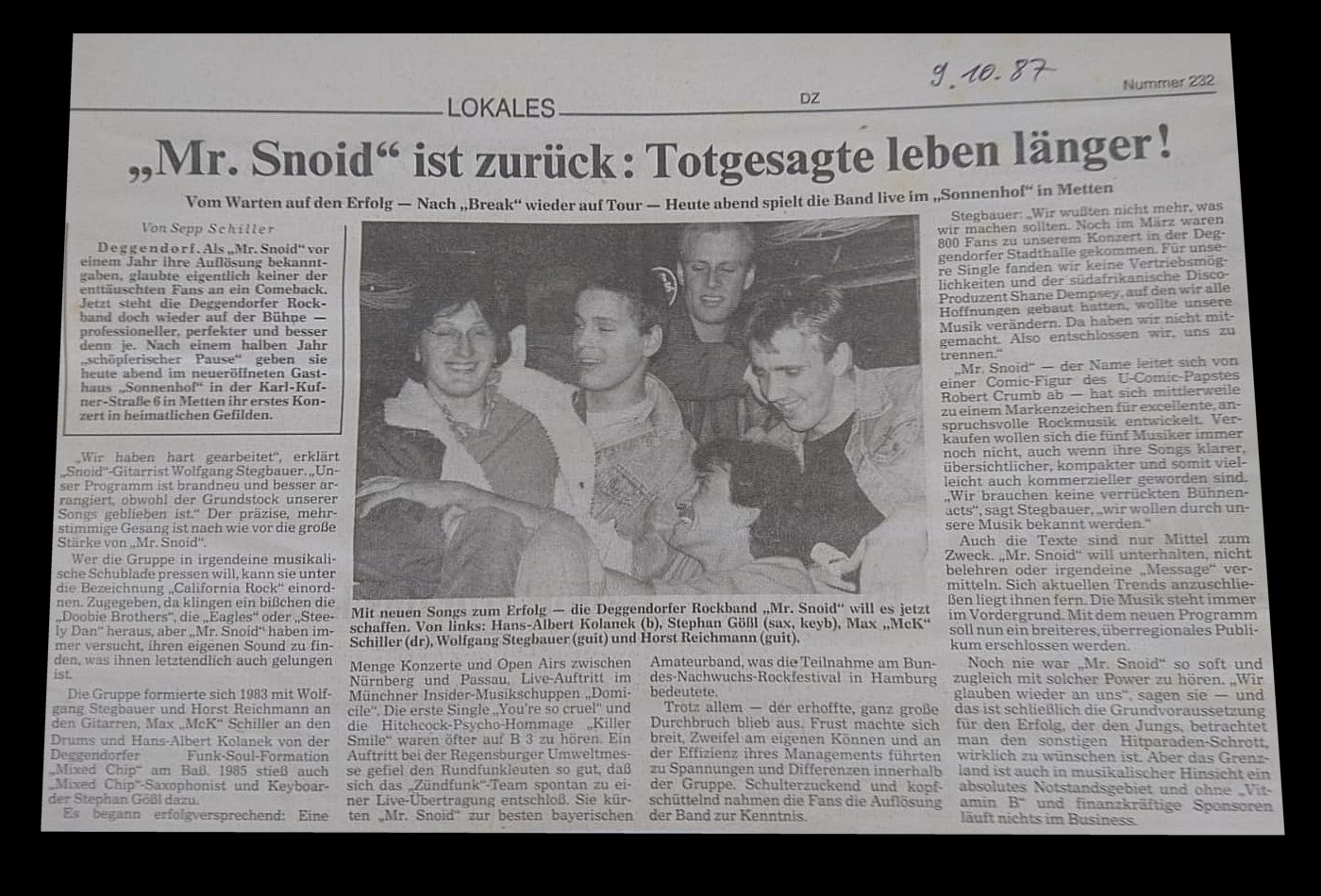 1987 Metten Sonnenhof DZ PreInfo